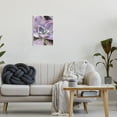 thumbnail image 2 of Purple Succulent Close Up Botanical & Floral Graphic Art Unframed Art Print Wall Art, 2 of 6