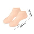 thumbnail image 2 of Fiudx Mascarilla para Pies, Calcetines Hidratantes E Iluminadores, Protección Ecológica para El Talón, Tacto Suave y Cómodo, Ideal para Relajarse a Diario o para Viajar, Cuidado de Pies, Diseño Reuti, 2 of 2