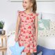 thumbnail image 4 of Fotbe Cute Mushroom1 Vestido de Dormir para Niñas de 3 a 10 Años, Mangas Cortas, Estilo Princesa, Pijama Camisón con Mangas Voladas-Medium, 4 of 6