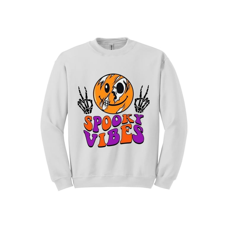 Halloween Sweatshirt Smile Face Halloween Vintage Halloween Sweatshirt Spooky Season Sweatshirt Pumpkin Sweatshirt Black Cat Unisex Sweatshirt Your Go To For Effortless Fashion. Walmart