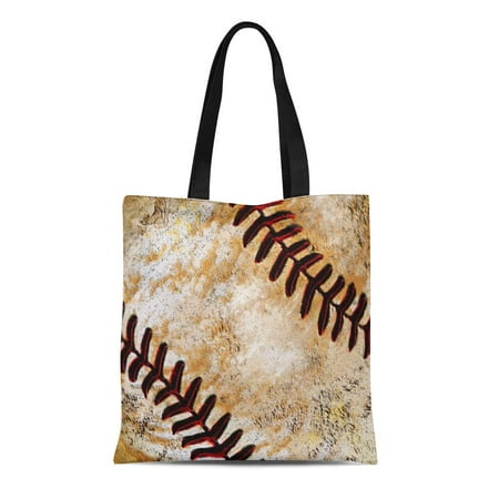 Bedroom Decorating Ideas - ASHLEIGH Canvas Tote Bag Room Vintage Baseball for Bedrooms Decorating Ideas Reusable Handbag Shoulder Grocery Shopping Bags