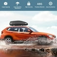 thumbnail image 3 of Goplus 14 Cubic Feet Cargo Box Dual-Sided Opening Rooftop Carrier Heavy Duty Grey, 3 of 10