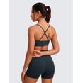 thumbnail image 2 of CRZ YOGA Butterluxe V-Neck Sports Bras for Women Padded Yoga Top, 2 of 6