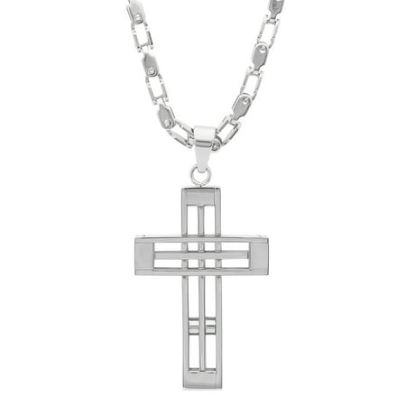 Hmy Jewerly Stainless Steel Hollow Cross Pendant