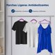 thumbnail image 4 of Ganchos de Terciopelo Premium Serenelife, Ahorradores de Espacio, Resistentes, con Gancho Metálico Giratorio de 360°, para Trajes, Pantalones y Vestidos, Morado, Pack 100, 4 of 7