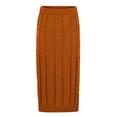 thumbnail image 5 of Women's Warm Cable Knit Top and Long Skirt Winter Ensemble Set, 5 of 9