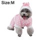 thumbnail image 2 of Ropa de invierno para perros pequeños Ropa cálida para mascotas con puntos rosas 420, 2 of 5