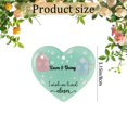 thumbnail image 3 of Heart Shaped Sea Glass Art Friendship Ornament,Friendship Gifts for Women,Pendant Friendship Christmas Tree Hanging Ornaments,Best Friend Ornaments 3.15 Inch, 3 of 9