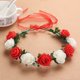 thumbnail image 1 of Nvzi Diademas de flores para mujer, corona de flores para novia, suministros para fiestas de bodas, guirnaldas florales, corona para el cabello, diademas florales, A29, 1 of 5