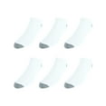 thumbnail image 2 of Fruit of the Loom Breathable No Show Cushioned Sole Socks (6 Pack) (Men), 2 of 2