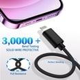thumbnail image 4 of Setolgh for USB C to Lightning Cable 27W Fast Charging 20FT/6M 2Pack MFi Certified Nylon Braided Extra Long iPhone Charger Cable Compatible with iPad, 4 of 8