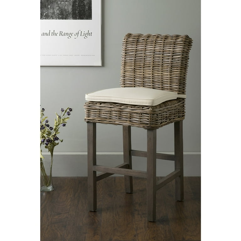East at main on sale rattan counter stool