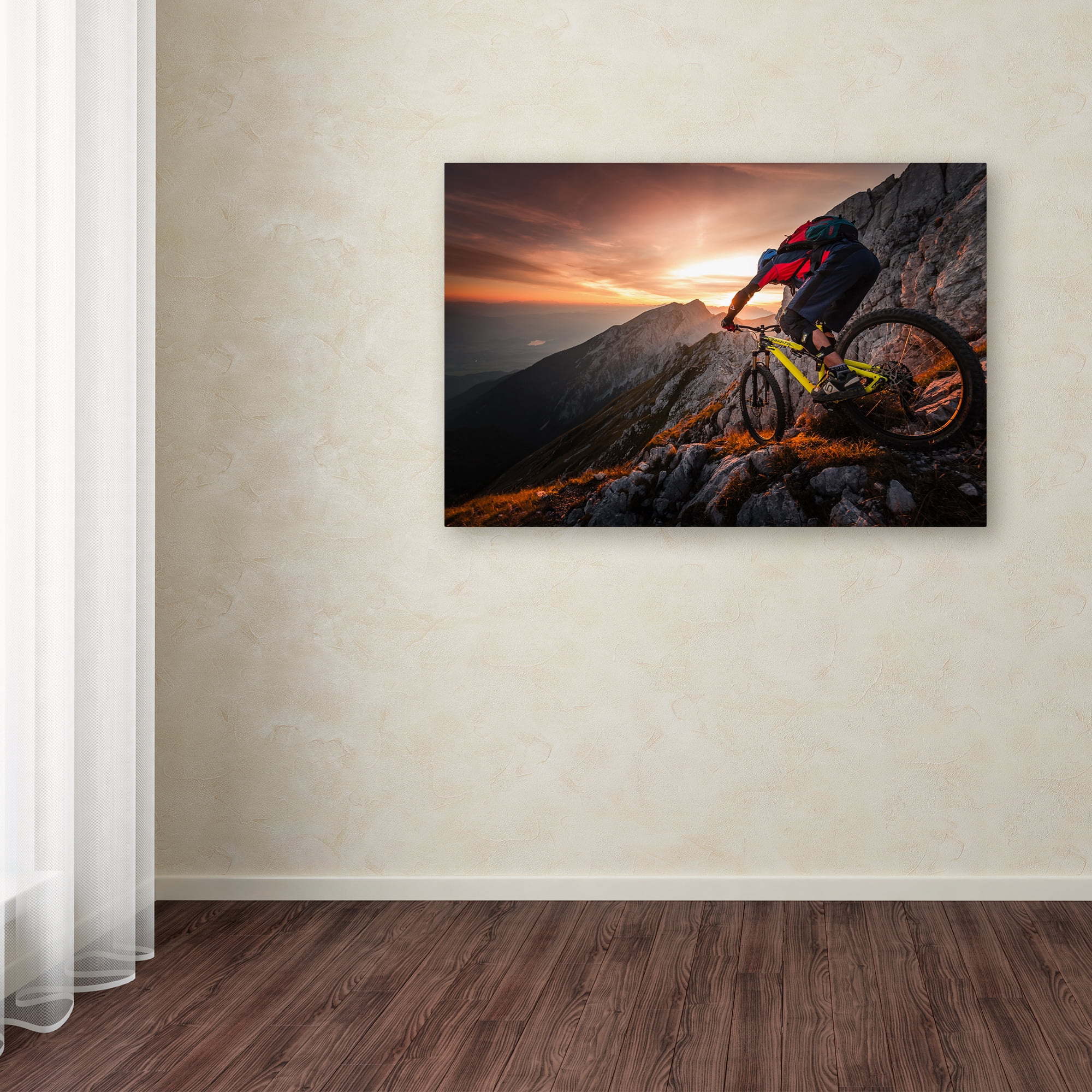 Trademark Fine Art 'Golden Hour High Alpine Ride' Canvas Art by Sandi Bertoncelj