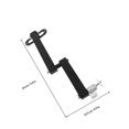 thumbnail image 2 of unbranded Soporte Para De Pared Y Compacto En Aluminio Negro Con Rotación 360, 2 of 8
