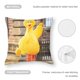 thumbnail image 5 of Big Bird Fundas de almohada de terciopelo con tema, regalos de funda de almohada, decoración para el hogar, cojín de lanzar, regalo de cumpleaños para fans y parejas. 50cm x 50cm., 5 of 6