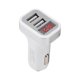 thumbnail image 2 of Mini Cargador de coche USB de 2 puertos Zhivalor plata blanca, 2 of 8
