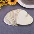 thumbnail image 5 of SENSETH 50pcs Wood Heart Cutouts for DIY Crafts and Decor, 5 of 7