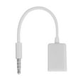 thumbnail image 3 of Audio  Cable,3.5mm Male Plug Jack To USB Female  Audio Cable Converter Adapter Cord,Waterproof PVC Outer Tube,for Car Audio External U Disk CD Player, 3 of 8