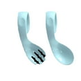 thumbnail image 1 of Curved Spoon Baby Bendable Spoon Arc Shaped Small Mouth Recyclable Baby Training Spoons For Baby Self Directed Eating TrainingBlue, 1 of 1