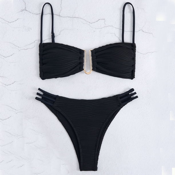 Trajes de baño para mujer Trajes de baño bikini para mujer Trajes de baño cómodos de tres puntos para mujer Trajes de baño de dos piezas Trajes de baño para mujer Trajes de baño para mujer Trajes de b