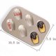 thumbnail image 3 of 2 Pack Madeleine Mold Cake Pan, Non-Stick Heavy Duty Shell Madeline Bakeware for Oven Baking (Champagne Gold), 3 of 5