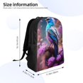 thumbnail image 4 of Fotbe Beautiful Flower Blue Bird Travel Laptop Backpack, Business Slim Sturdy Laptops Backpack, Water Resistant College School Computer Bag Gift for Men & Women Fits 15.6 Inch Notebook, 4 of 8