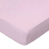 SheetWorld Fitted 100% Cotton Percale Play Yard Sheet Fits BabyBjorn Travel Crib Light 24 x 42, Baby Pink Woven