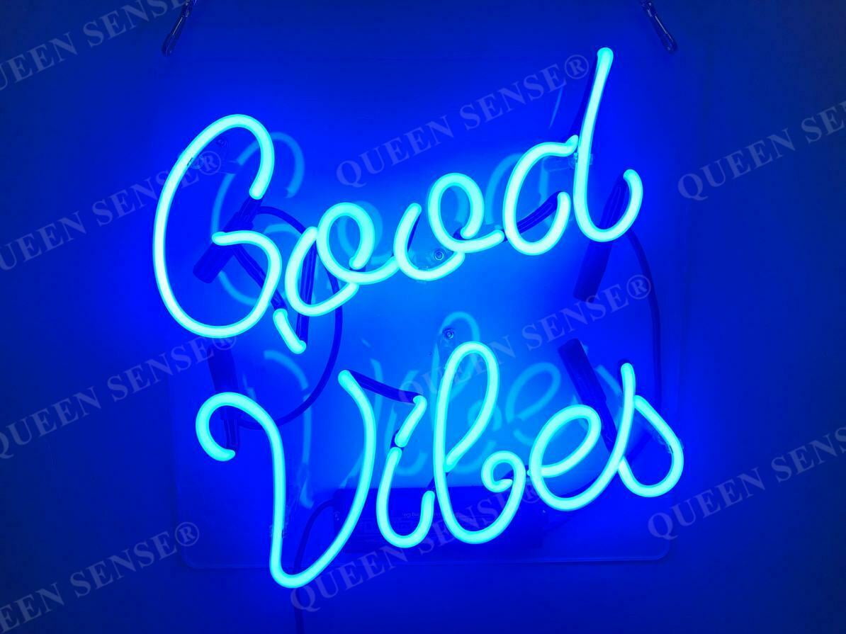 Queen Sense Stay Wild Neon Sign - 14 Inch Handmade Glass Tube Bar Light