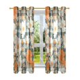 thumbnail image 7 of Yayeee Window Curtains Light Filtering 63"x42" Grommet Panel Pair Home Living Room Decor, Sunny Blooms, 7 of 7