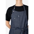 thumbnail image 4 of BIDK Home Slim Fit Unisex 5-Pocket Kitchen Apron - 26.5" - Denim Blue, 4 of 7