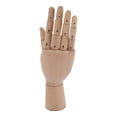 thumbnail image 4 of Modelo de mano de madera flexible, maniquí de artista de madera móvil, figura de mano, modelo de mano para dibujar, dibujar, pintar, 7116A 0201, mano derecha pequeña, 4 of 10