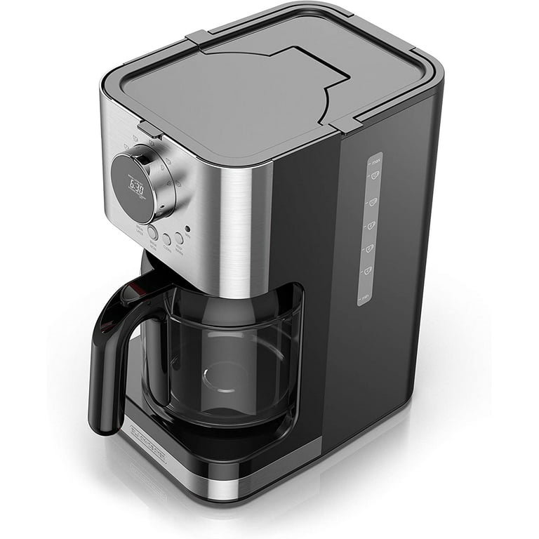 Black+Decker 12-cup Programmable Coffeemaker - White
