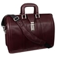 thumbnail image 3 of McKleinUSA Morgan, 17" Leather Litigator Laptop Briefcase, Burgundy, 83346, 3 of 10