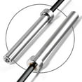 thumbnail image 5 of XMARK 7' Olympic Barbell, Weight Bar for 2" Olympic Weights, Chrome with Black Manganese Phosphate Shaft, 28 mm Grip, 5 of 5