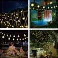 thumbnail image 3 of Waterproof solar lights with LED strings - 8 modes for balcony, garden, 3 of 5