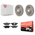 thumbnail image 1 of Transit Auto Front Disc Brake Rotors and Semi-Metallic Pads Kit for Car Land Rover Discovery Sport Jaguar E-Pace with 349mm Diameter Rotor K8F-104227, 1 of 11