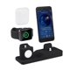 thumbnail image 4 of Soporte de silicona 3 en 1 Base de carga de alta calidad Compatible con Apple iPhone iWatch AirPods Abanopi Poseedor, 4 of 6