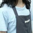 thumbnail image 2 of SKISUNO Ladies Apron Cotton Korean Style For Bakery 1Pcs, 2 of 8