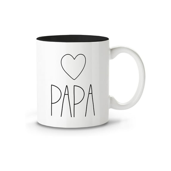 Papa Xmas Gifts - Best Papa Coffe Mug Christmas Father's Day Birthday Present - Daddy Ceramic Tea Cup 11oz