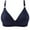 Blue, variant on QLEICOM Everyday Bras for Women, Women's Comfort Lift Wirefree Bra Comfortable Lace Breathable Bra Underwear No Rims Bras No Underwire Black Cup 38/85BC