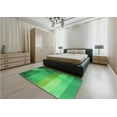 thumbnail image 4 of Ahgly Company Indoor Rectangle Patterned Neon Green Area Rugs, 8' x 12', 4 of 6