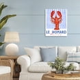 thumbnail image 3 of Stupell Industries Traditional Le Homard Nautical Stripes Canvas Art, 16 x 20, by Kim Allen, 3 of 8