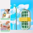 thumbnail image 1 of Xihbxyly Bandeja de Hielo Grande, Molde para Cubitos de Hielo con Mecanismo de Prensa, Máquina de Hielo de Silicona de Alta Capacidad, Producción de Hielo Sin Esfuerzo para Cócteles, Congelación de H, 1 of 7