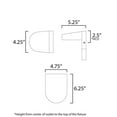 thumbnail image 3 of 86198BK Maxim Lighting Ledge - 15W 1 LED Wall Sconce-6.25 Inches Tall and 4.25 Inches Wide-Black Finish, 3 of 5