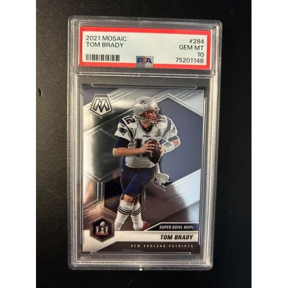 Tom Brady #284 - 2021 Panini Mosaic - PSA 10 GEM MT