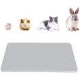 thumbnail image 1 of Small Animal Cooling Mat, Aluminum Ice Pad Cooling Bed Cooling Pad for Kitten, Rabbit, Guinea Pigs, Hamster, Chinchilla, Help Your Pet Stay Cool This Summer, 1 of 7
