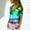 Green, variant on Women Fshion Casual Print Button Down Short Sleeve Shirt Top Worn T Shirts Clothes for Women Western Shirts Women Short Sleeve Tees Women Button down Blouse Shirt Long Sleeve Travel Shirt Colla Shirts