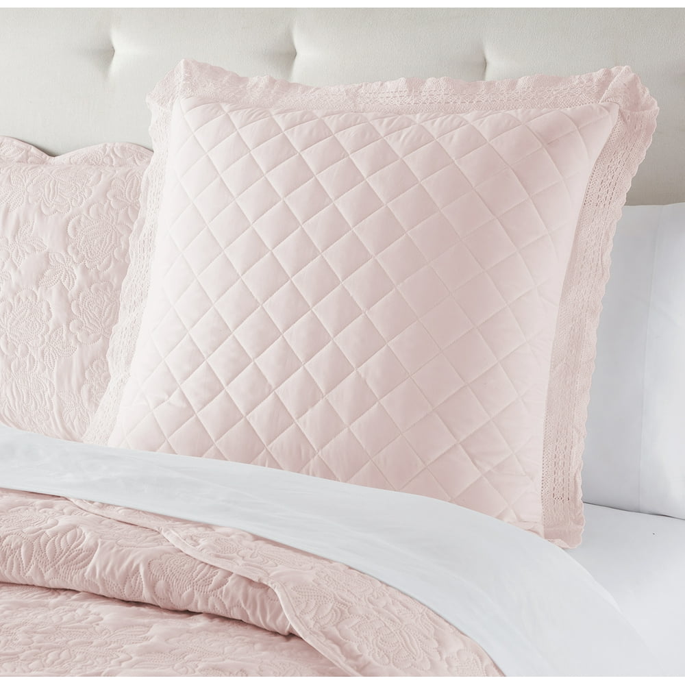 Simply Shabby Chic Euro Sham, Single, Pink