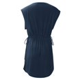 thumbnail image 3 of Women's G-III 4Her by Carl Banks Navy Auburn Tigers GOAT Swimsuit Cover-Up Dress, 3 of 3