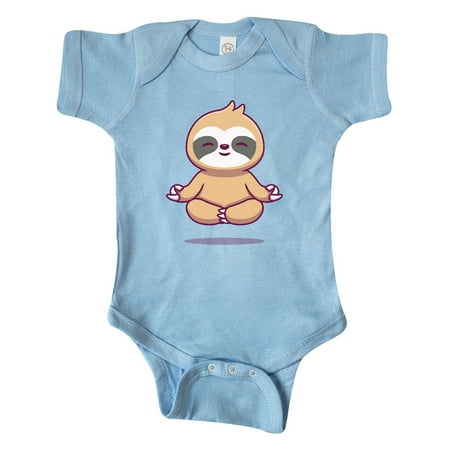 

Inktastic Meditating Sloth Gift Baby Boy or Baby Girl Bodysuit